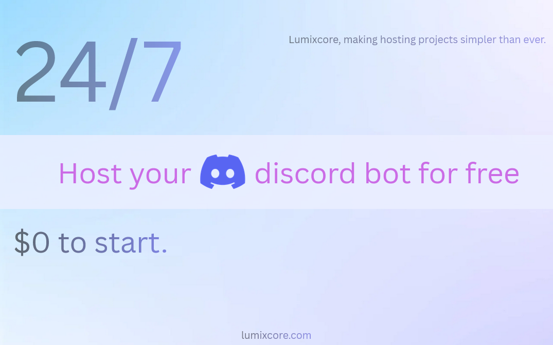 How to host a Discord bot for free